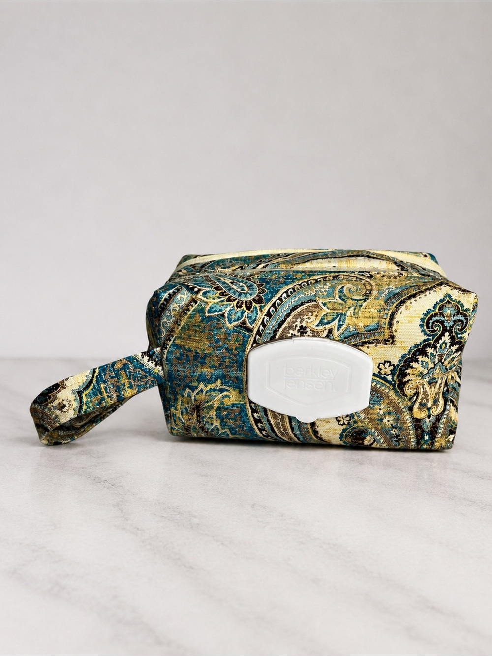 Handmade travel diaper bag double zipper bag